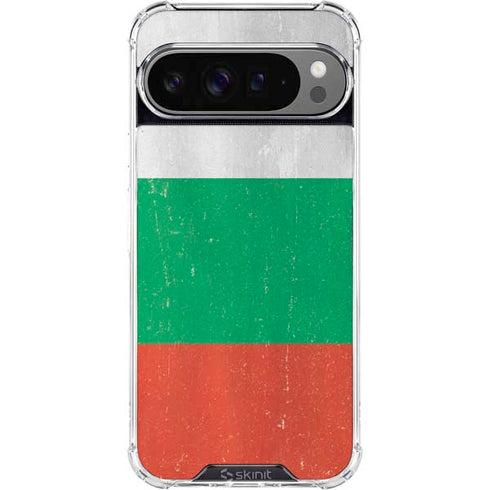 Bulgarian Flag Distressed Google Pixel 10 Pro Clear Case